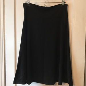 LuLaRoe black jersey skirt